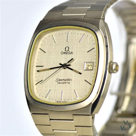 omega - seamaster quartz - reference st-396.0890|Vintage Luxury Watch .